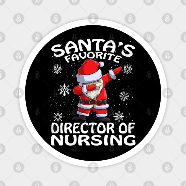 Santas Favorite Director Of Nursing Christmas Magnet by intelus